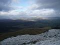 View from Aran Benllyn- Moel Llyfant in snow